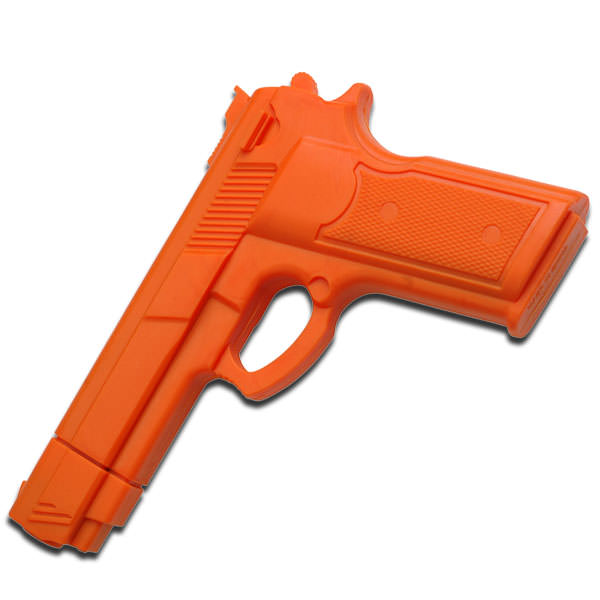 7" Orange Rubber Training Gun Real Look and Feel Collectible Weapons - Tophatter Daily Deals