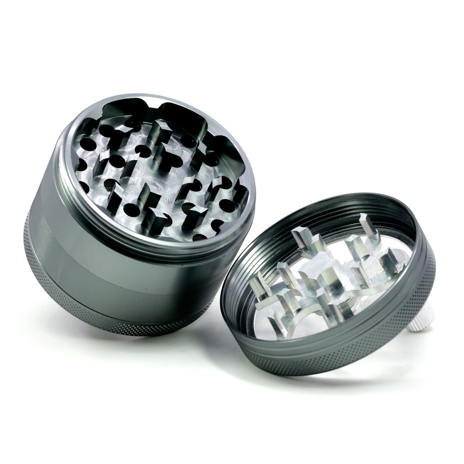 63MM aluminum alloy rocker smoke grinder 0 - Tophatter Daily Deals