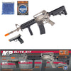 S&W M&P Elite AEG 15 RIS Electric Rifle and M&P 40 Spring Airsoft Pistol - TOPHATTER'S ARMORY DEALS Collectible Weapons - Tophatter Daily Deals