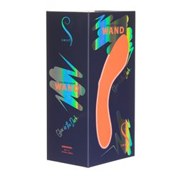 The Mini Swan Wand Glow Orange 12cm Waterproof Silicone > Sex Toys For Ladies > G-Spot Vibrators - Tophatter Daily Deals