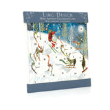 Festive Fun Christmas Advent Calendar Greetings Card | Door Advent Calendar Advent Calendar - Tophatter Daily Deals