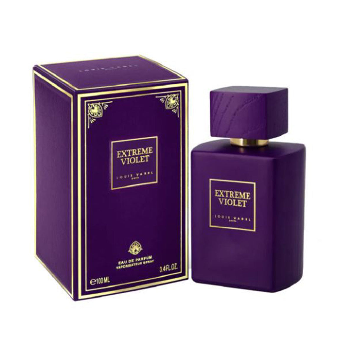 Louis Varel Extreme Violet Eau De Parfum 100ml Spray - Tophatter Daily Deals