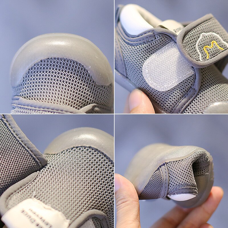 Breathable Mesh Baby Walking Shoes with Soft Soles 0 - Tophatter Daily Deals