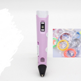 3D print pen 3D pen two generation graffiti 3D stereoscopic paintbrush children puzzle painting toys US 0 - Tophatter Daily Deals