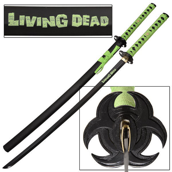 Zombie Hunter Undead Apocalypse Katana Samurai Sword - TOPHATTER'S ARMORY DEALS Collectible Weapons - Tophatter Daily Deals