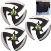 Walking Dead 3 Pcs Zombie Killer Throwing Star Set - TOPHATTER'S ARMORY DEALS Collectible Weapons - Tophatter Daily Deals