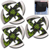 Wretched 3 Pcs Zombie Killer Throwing Star Set - TOPHATTER'S ARMORY DEALS Collectible Weapons - Tophatter Daily Deals