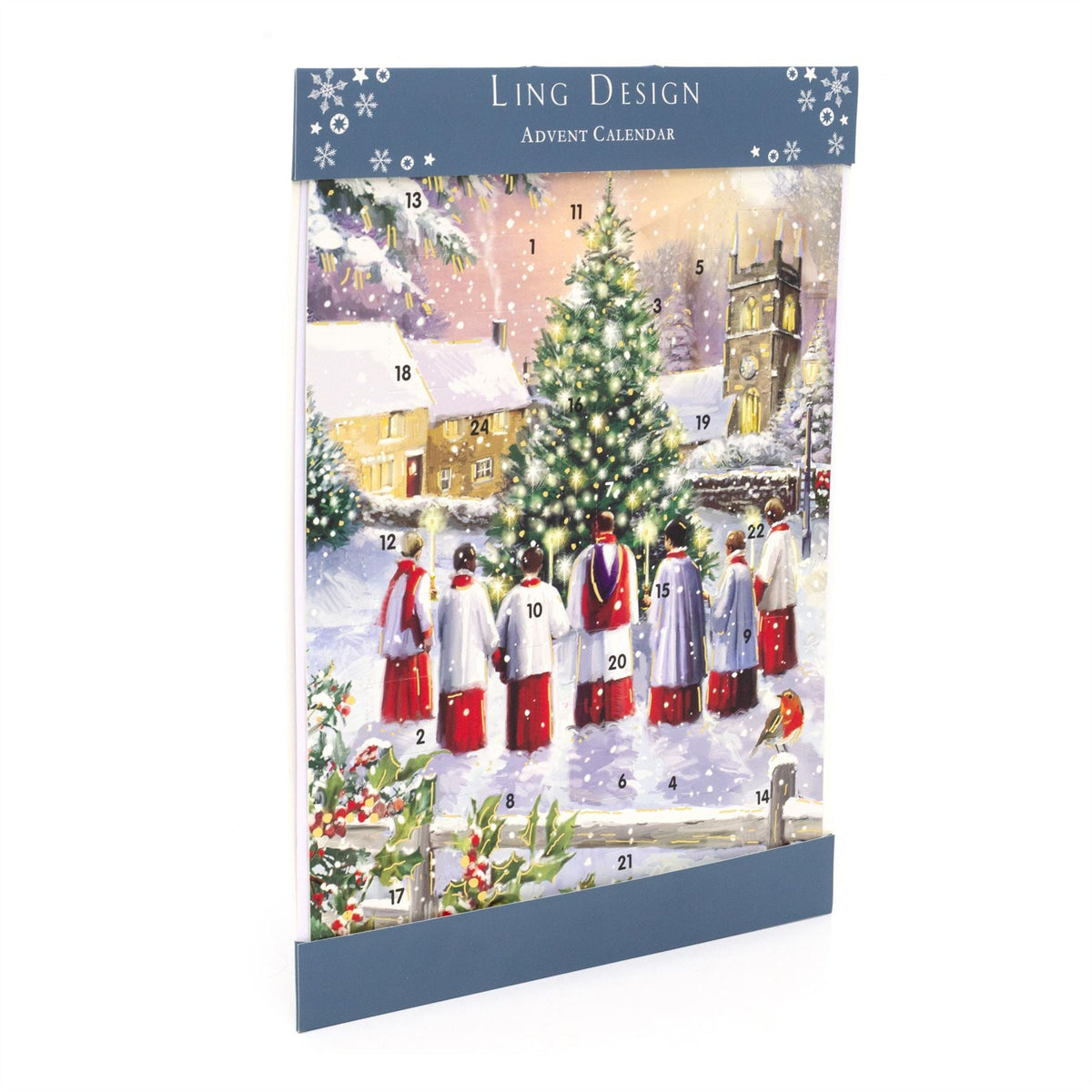 Morning Service Christmas Advent Calendar | Picture Advent Calendar - 34x25cm Advent Calendar - Tophatter Daily Deals