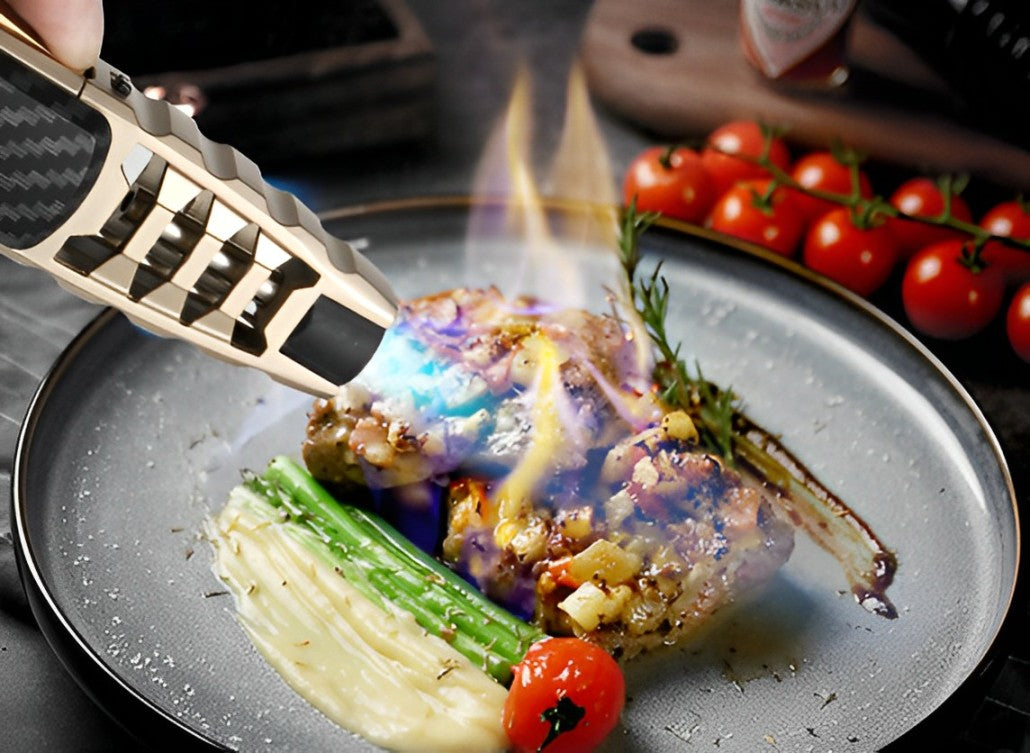 Windproof Torch Lighter Culinary Torch Fall 2025 Gift - Tophatter Daily Deals