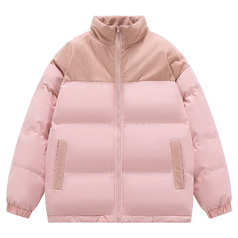 Warm Men’s Hoodie Padded Coat - Loose Boxy, Cotton Winter Pink 3D Changing Face Moving Picture Frame - Tophatter Daily Deals