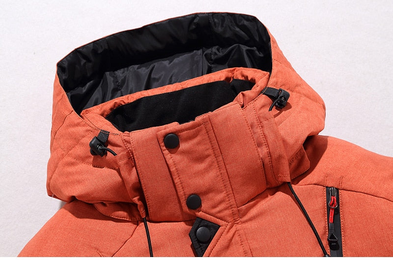 Windproof Men's Winter Jacket - Quilted, Insulated, City - Tophatter Daily Deals