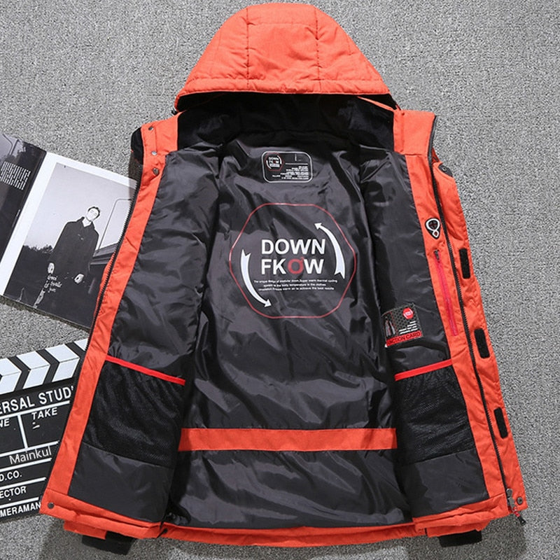 Windproof Men's Winter Jacket - Quilted, Insulated, City - Tophatter Daily Deals