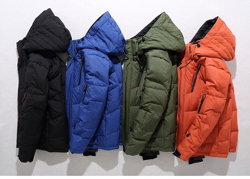 Windproof Men's Winter Jacket - Quilted, Insulated, City - Tophatter Daily Deals