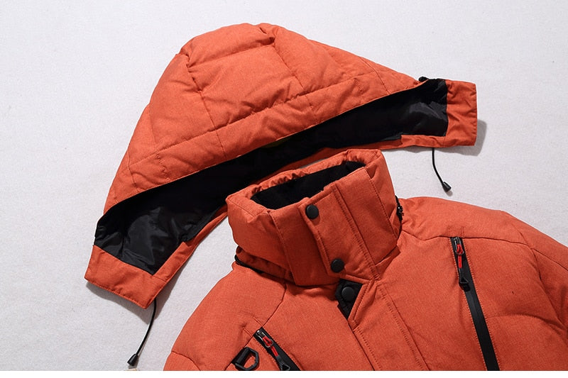 Windproof Men's Winter Jacket - Quilted, Insulated, City - Tophatter Daily Deals
