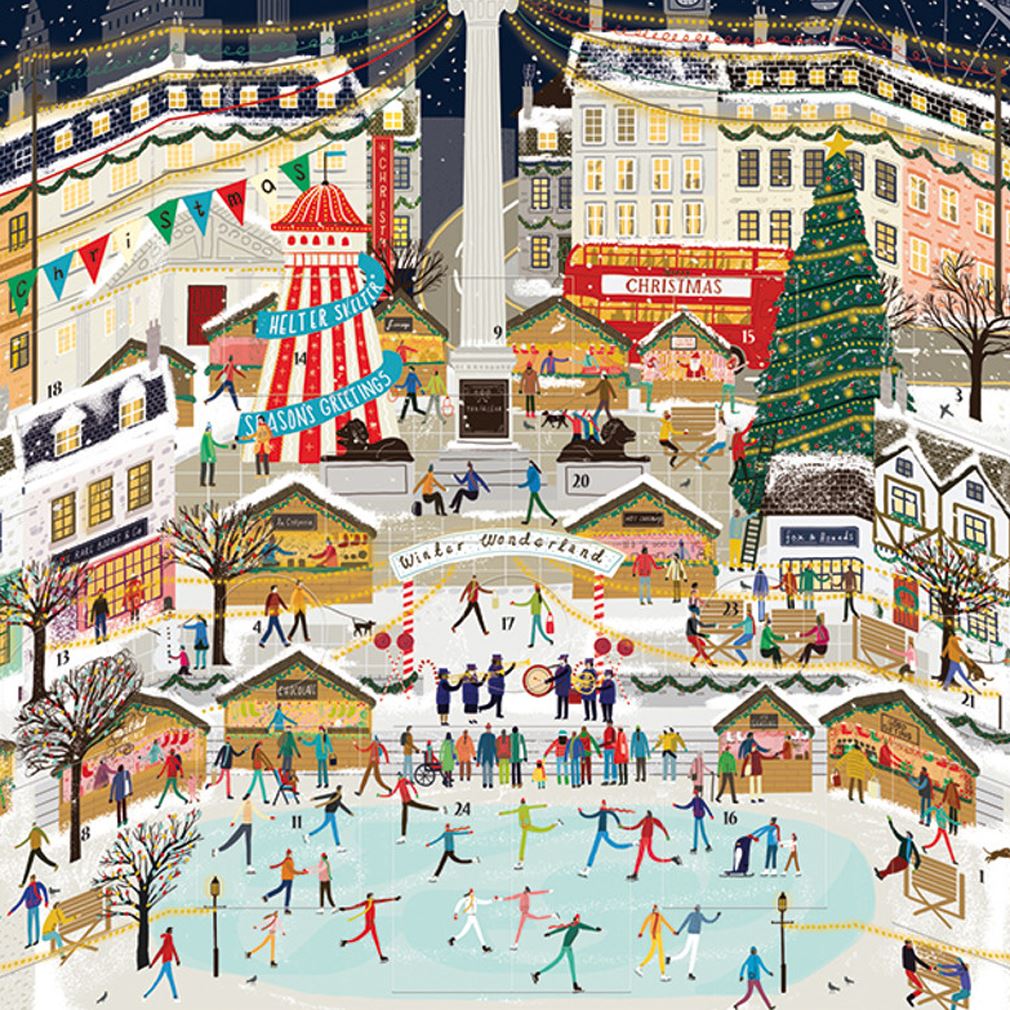 Merry and Bright Christmas Advent Calendar | London at Christmas Advent Calendar Advent Calendar - Tophatter Daily Deals