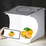 2 LED panels mini folding portable studio 0 - Tophatter Daily Deals