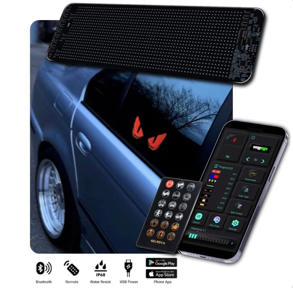 Car Led Panel™️ (Customisable) - Tophatter Daily Deals