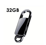 64GB Keychain Recorder, Built-in Voice Activation, 20HRS - Tophatter Daily Deals