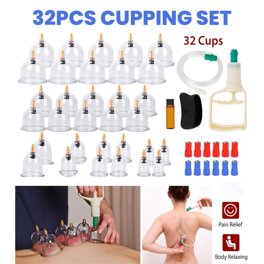 Cupping Therapy Set - 32PCS Cupping Vacuum Massage Cups Set Therapy Health Acupuncture Suction Magnet 32 Cup Set Apparel & Accessories - Tophatter Daily Deals