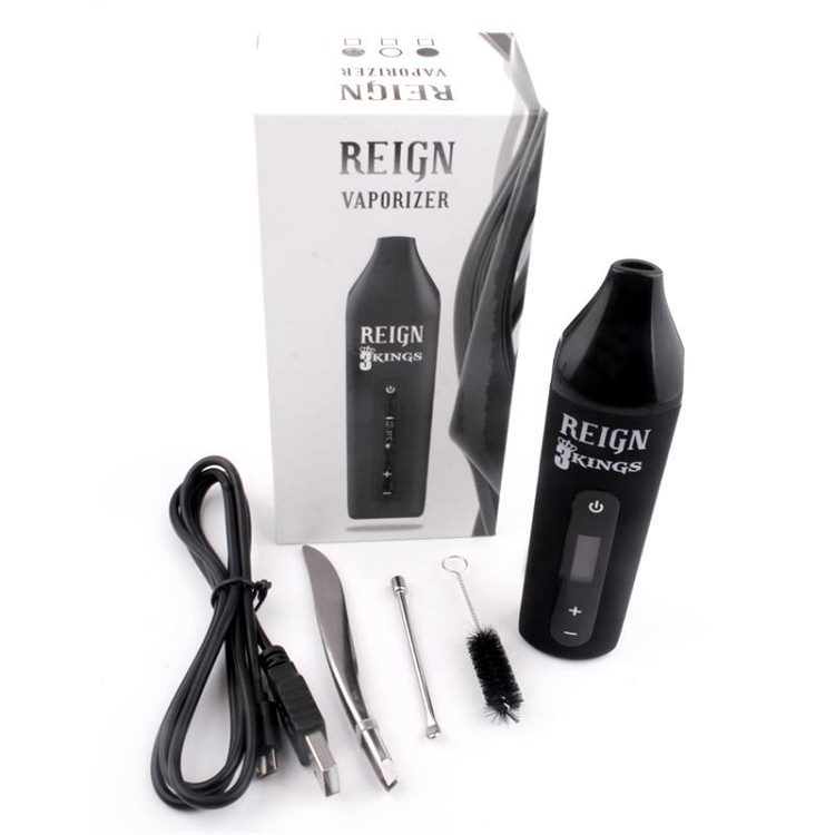 Reign OLED Digital Dry Herb Baking Vaporizer With Complete Kit - TOPHATTER'S ARMORY DEALS Collectible Weapons - Tophatter Daily Deals