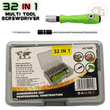 32 in 1 Screwdriver Multi-Tool w/ Swivel Top - Knife Disassembly Tool Knife-Accessory - Tophatter Daily Deals
