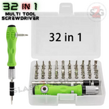 32 in 1 Screwdriver Multi-Tool w/ Swivel Top - Knife Disassembly Tool Knife-Accessory - Tophatter Daily Deals