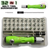32 in 1 Screwdriver Multi-Tool w/ Swivel Top - Knife Disassembly Tool Knife-Accessory - Tophatter Daily Deals