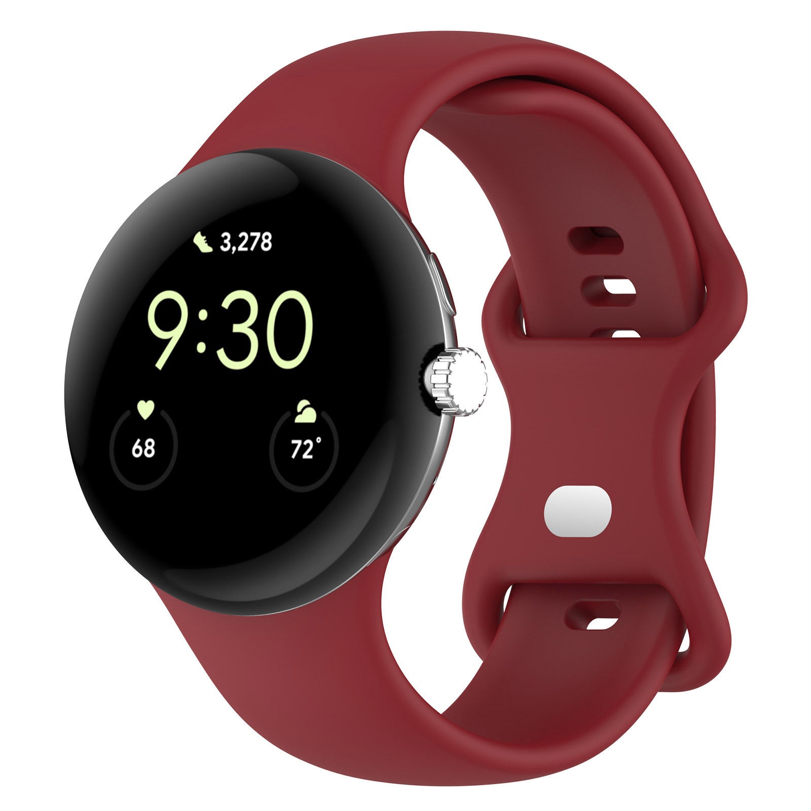 Applicable To Google Smart Watch Strap Red Google Pixel Watch2 0 - Tophatter Daily Deals