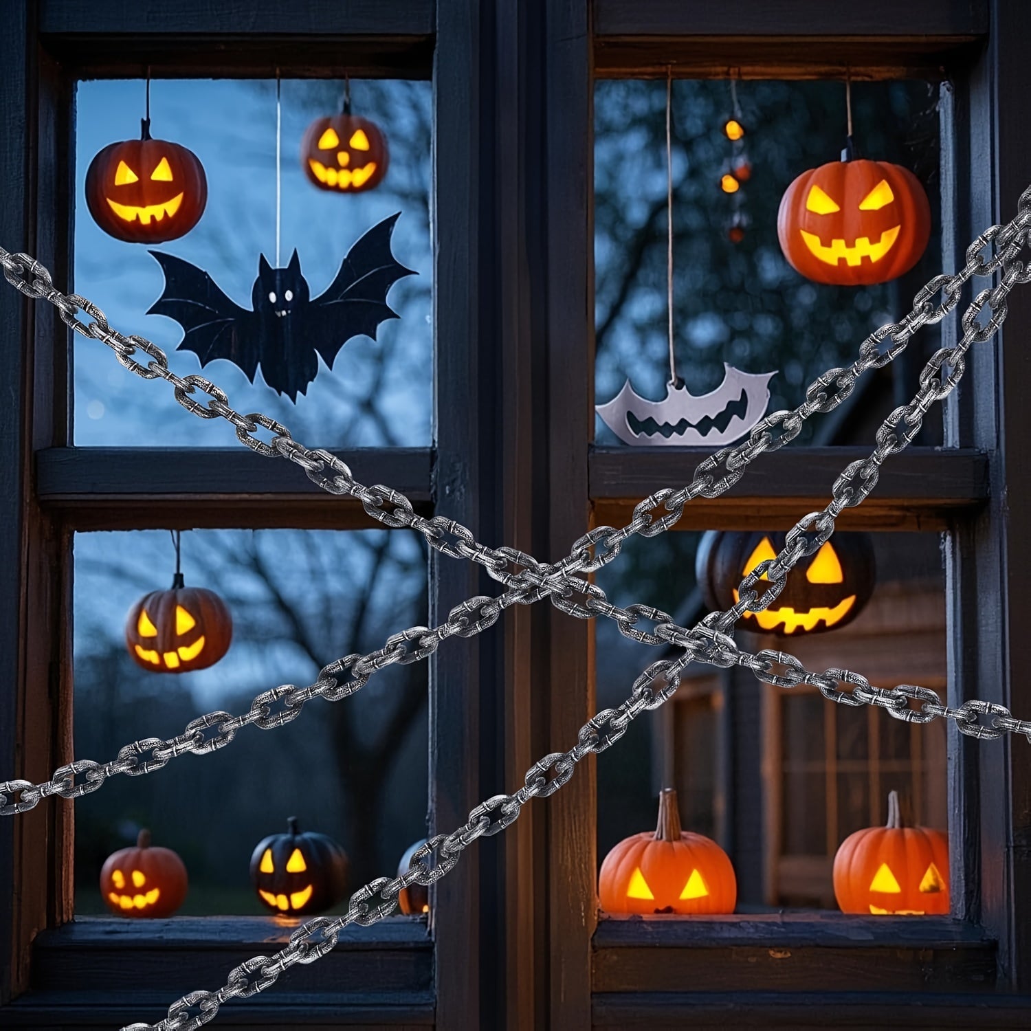 Halloween Plastic Chain Haunted Decoration Halloween - Tophatter Daily Deals