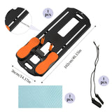Abdominal Pilates Board Set with Resistance Bands Fitness - Tophatter Daily Deals