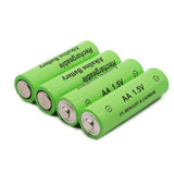Alkaline Rechargeable Battery Industrial Grade 5 AA 1.5V 0 - Tophatter Daily Deals