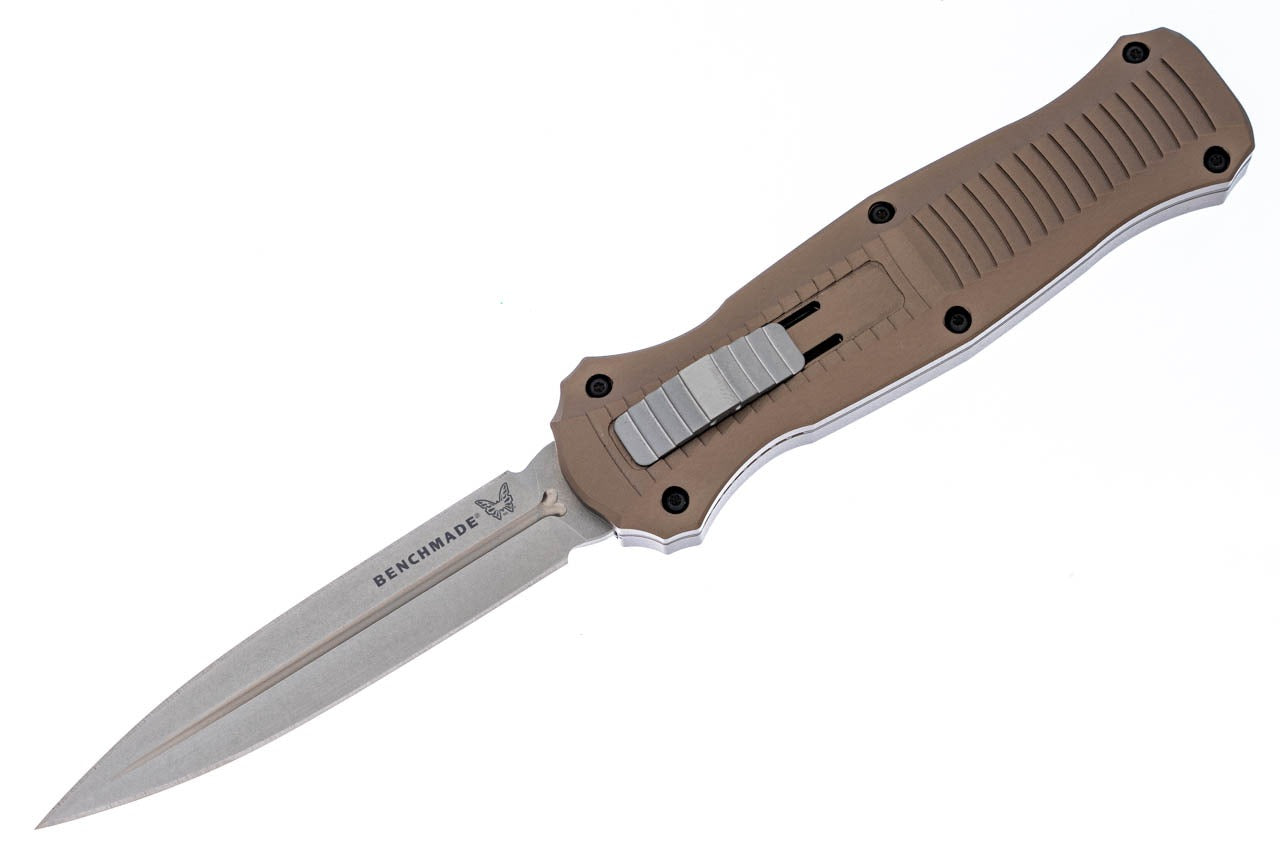 Benchmade Infidel - Flat Dark Earth Handle - Limited Edition - 3300-2303 Knives - Tophatter Daily Deals