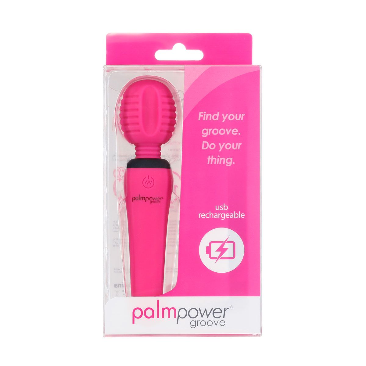 PalmPower Groove Wand Massager Massage Wand - Tophatter Daily Deals