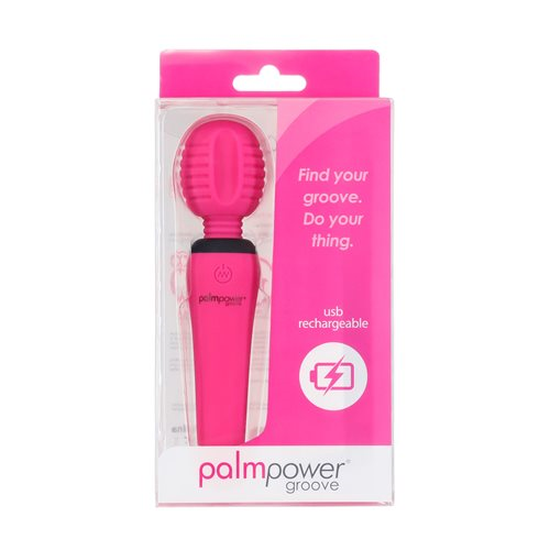 PalmPower Groove Mini Wand Fuchsia - Portable Massager > Sex Toys > Mini Massagers - Tophatter Daily Deals