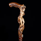 Foxy Girl: Artisan Intricate Detail Hand-Carved Cane Hand Carved Artisan - Tophatter Daily Deals