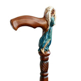 Praying Angel: Exquisite Artistry in Intricate Hand-Carved Cane Hand Carved Artisan - Tophatter Daily Deals