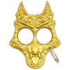 Savage Wolf Self Defense Keychain - Gold - Tophatter Daily Deals