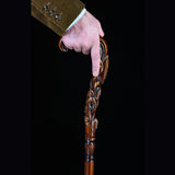 Pilgrim's Cane: Christian Cross Artisan Intricate Handcarved Hand Carved Artisan - Tophatter Daily Deals