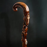 Pilgrim's Cane: Christian Cross Artisan Intricate Handcarved Hand Carved Artisan - Tophatter Daily Deals