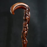 Pilgrim's Cane: Christian Cross Artisan Intricate Handcarved Hand Carved Artisan - Tophatter Daily Deals