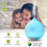 330ml Cool Mist Humidifier with 7 Color LED Lights Health & Wellness - Tophatter Daily Deals
