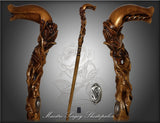 Rose Under the Tree: Artisan Intricate Hand-Carved Cane Hand Carved Artisan - Tophatter Daily Deals