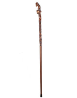Sad Griffin Raven Bird Artisan Intricate Hand-Carved Walking Cane Hand Carved Artisan - Tophatter Daily Deals