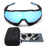 Bicycle riding glasses Black blue 0 - Tophatter Daily Deals
