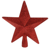 Stylish Red Star Christmas Tree Topper | Christmas Tree Star Xmas Star Tree Topper | Red Christmas Tree Decorations Tree Decoration - Tophatter Daily Deals