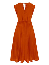 Tied Surplice Pleated Tank Dress Casual Dresses - Tophatter Daily Deals