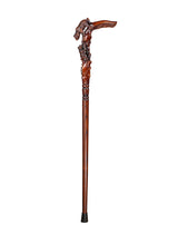 Mama Bear with Baby Bear: Artisan Intricate Hand-Carved Cane Hand Carved Artisan - Tophatter Daily Deals