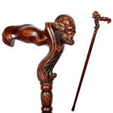 Viking Corsair: Artisan Intricate Hand-Carved Cane (Right Hand) Hand Carved Artisan - Tophatter Daily Deals
