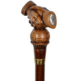 World Peace Artisan Intricate Handcarved Cane Hand Carved Artisan - Tophatter Daily Deals