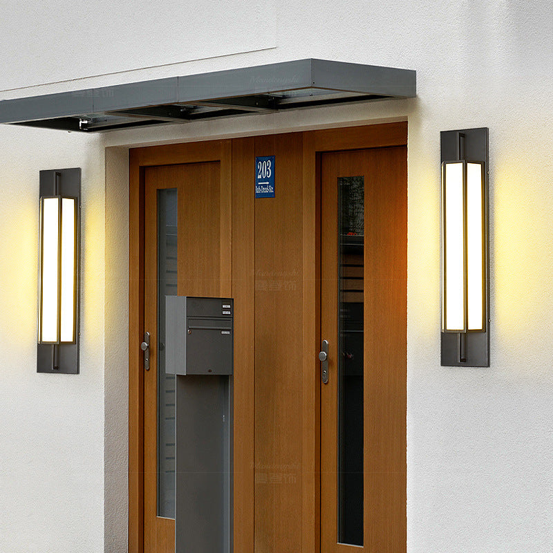 Aterproof Villa Gate Pillar Courtyard Garden Outdoor Rainproof Wall Lamp 0 - Tophatter Daily Deals